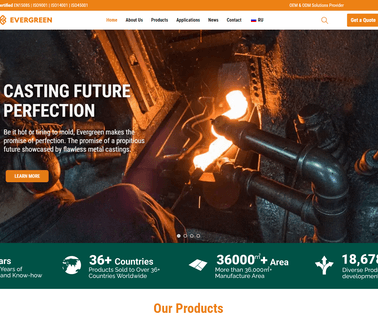Qingdao Evergreen Machinery auto parts machine casting