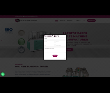 Jai Mata Di Engineering machine envelope