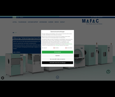 Mafac, Kreatives Reinigen: Reinblick organic solutions