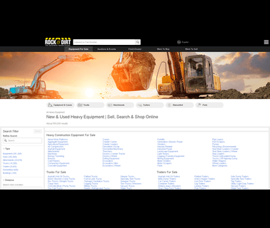 Rock & Dirt marketing used