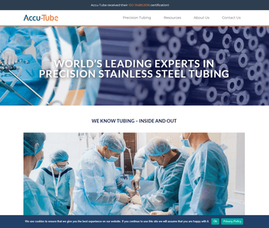 Accu Tubes Stainless Steel, Small hypodermic luer