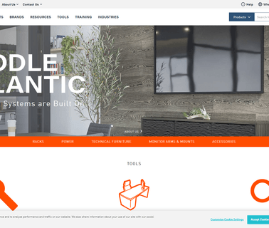 Middle Atlantic Products middle audio
