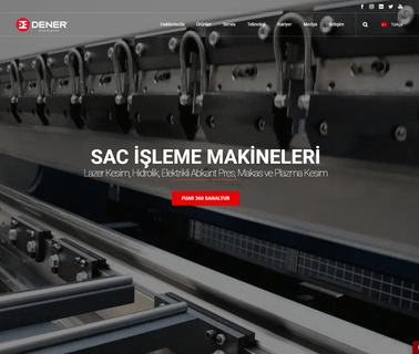 Dener Makina Sanayi Ve Ticaret fiber laser cutting machine metal
