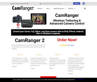 Camranger ipod rds