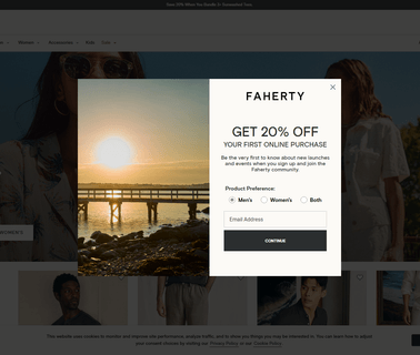 Faherty garments tops