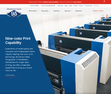 Independent Can, Manufacturer Of fancy manufacturer