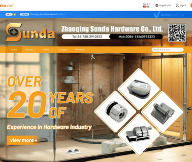 Zhaoqing Sunda Hardware bathroom hinges