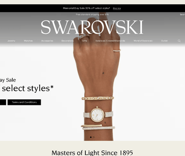 Swarovski island designer