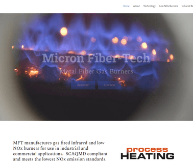 Micron Fiber-Tech Corporation infrared radiant heaters