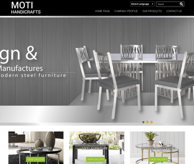 Moti Handicrafts round living table