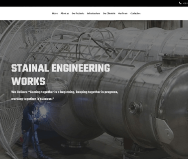 Stainal Engineering Works boiling