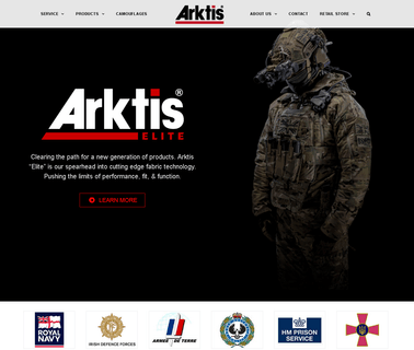 Arktis, International Supplier camo equipment