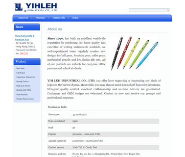 Yih Leh Industrial key sets