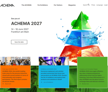 Achema 2000 mechanical products fittings
