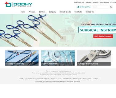 Dodhy Instruments Co artery forceps