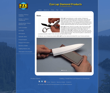 Eze-Lap Diamond Products hunting cutlery