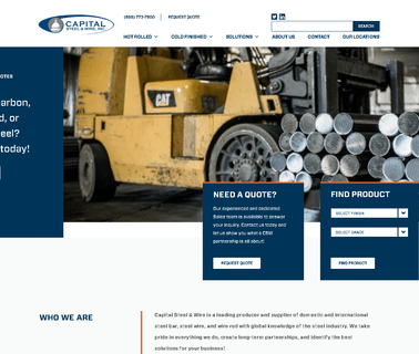 Capital Steel & Wire cold rolled wire