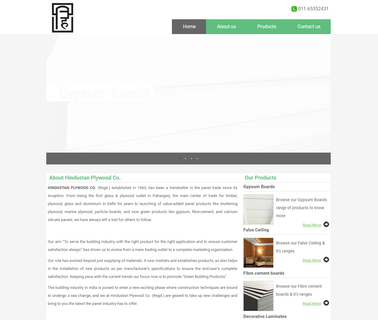 Hindustan Plywood Co. wall acoustical panel