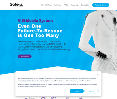 Sotera Wireless detection platform