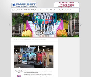 Home - Radiant Mfg gain high