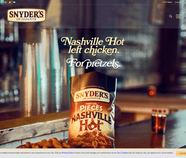 Snyders Of Hanover cream vending