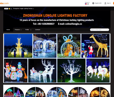 Zhongshan City Henglan Town Longjie christmas string lights
