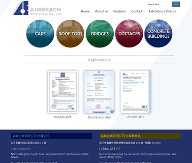 Aimreach Enterprises. special nuts and bolts