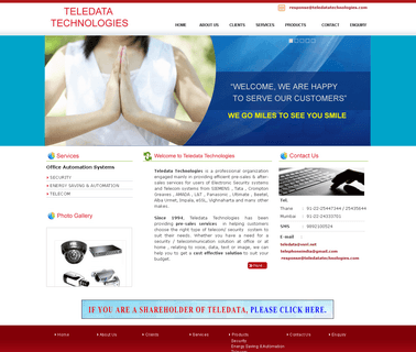 Teledata Technologies biometric finger print