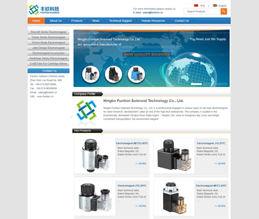 Ningbo Funtion Solenoid Technology, Co. iso9001 hydraulic