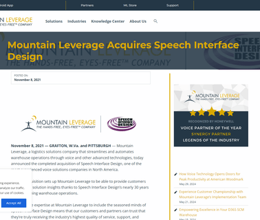 Speech Interface Design order delivery