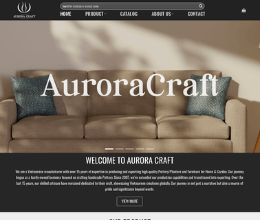 Aurora Trading Co fibreglass planter