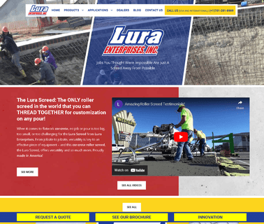 Lura Enterprises Inc concrete screed