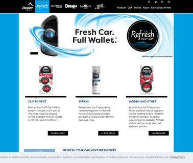 Home - Energizer fresheners car