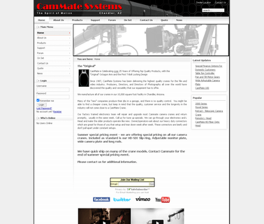 Cammate Systems Inc. video camera crane