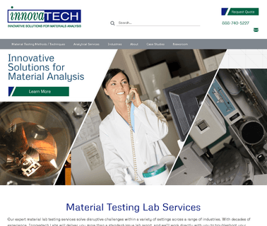 Materials Testing Lab Leader, Innova lab materials