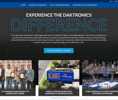 Daktronics finding wholesale