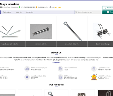 Surya Industries split pin
