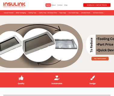 Insulink Packaging Solutions blister packaging tray