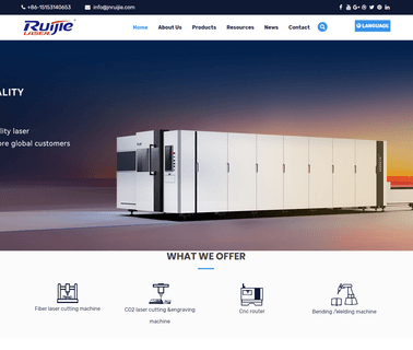Shandong Jinan Ruijie Mechanical Equipment metal laser cutting and welding machine