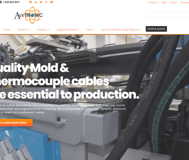 Acetronic Industrial Controls quick mould change