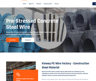 Kingwey Prestressed Concrete Wire Factory wire concrete