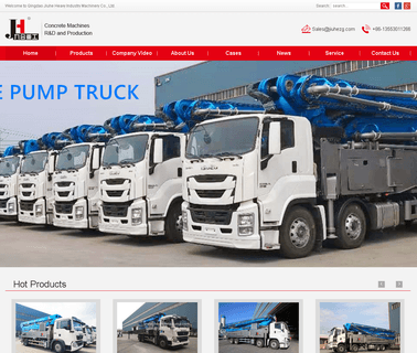 Qingdao Jiuhe Heavy Industry Machinery concrete mounted pump