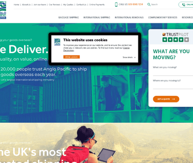 Anglo Pacific International Plc forwarders