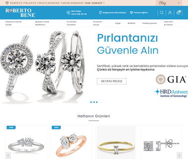 Benka Kuyumculuk Insaat Turizm Ve Lojistik diamonds ring gold