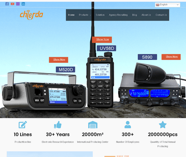 Quanzhou Chierda Electronic Telecom walkie band