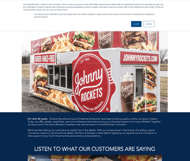 Schantz Mfg catering delivery