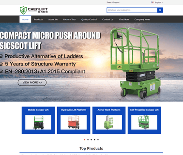 Xunte Hydraulic Liffting Machinery telescopic platform lift