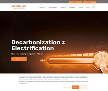 Robur Corporation steam heating system