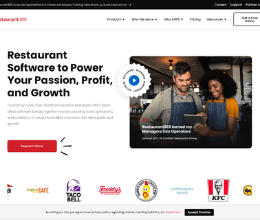 Restaurant365 catering software