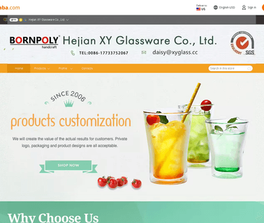 Hejian Xy Glassware ice cream glassware